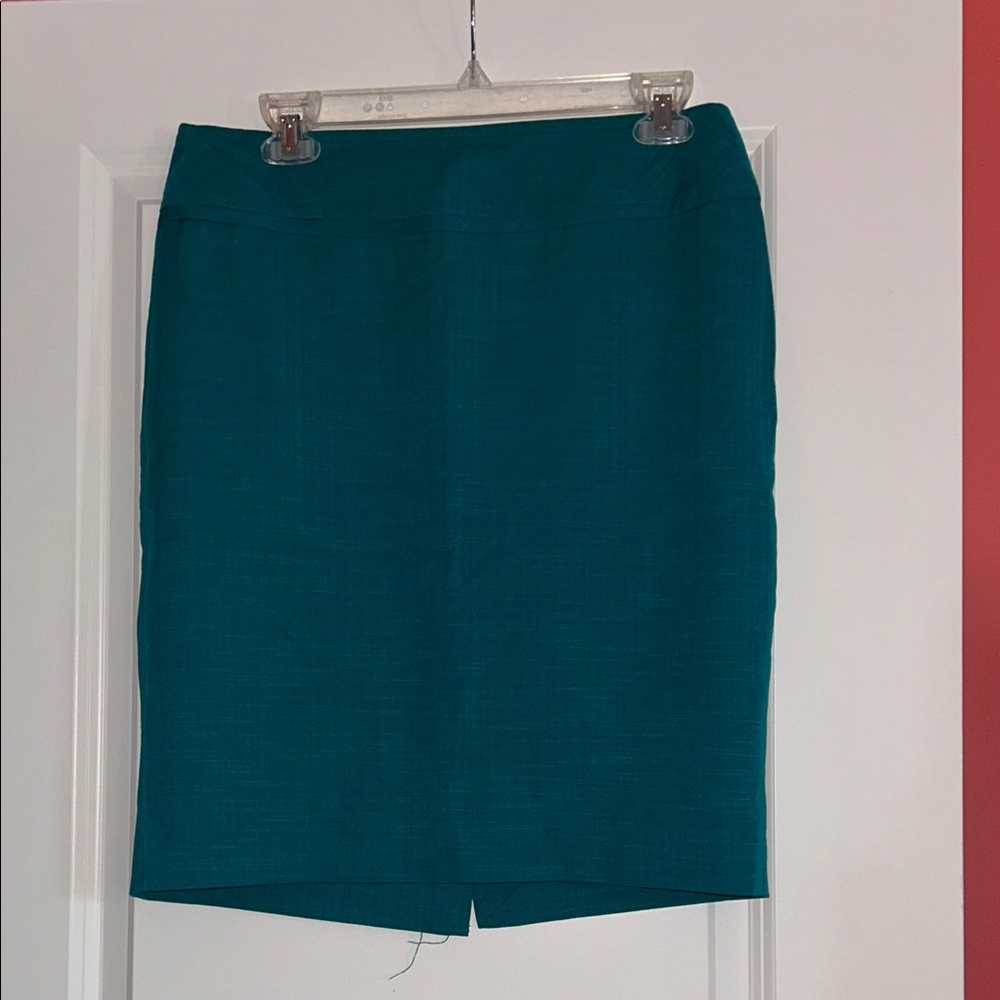 The Limited Teal Pencil Skirt